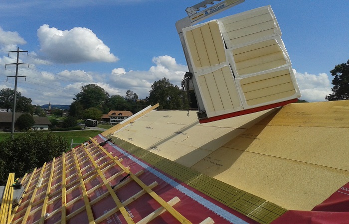 3Dachdammung nach Minergie Standard